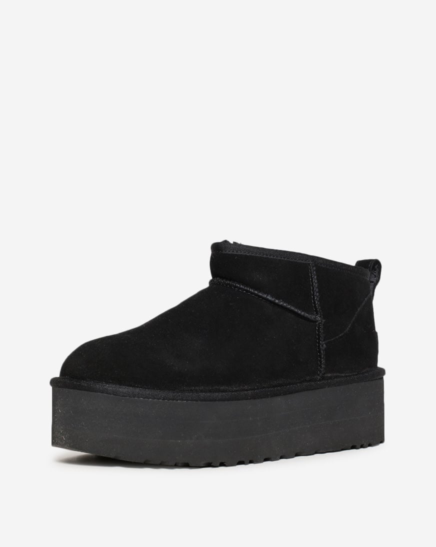 Shop UGG Classic Ultra Mini Platform 1135092BLK black