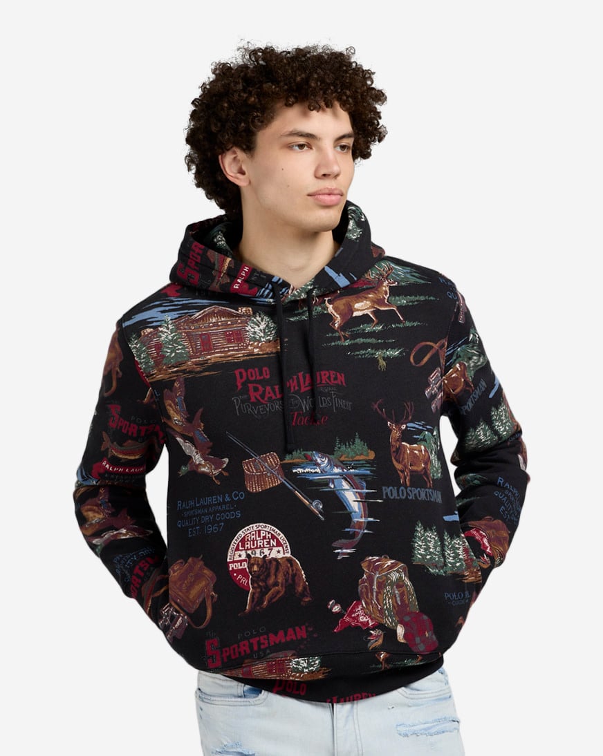 Shop Polo Ralph Lauren Polo Sportsman Fleece Hoodie 710980790001