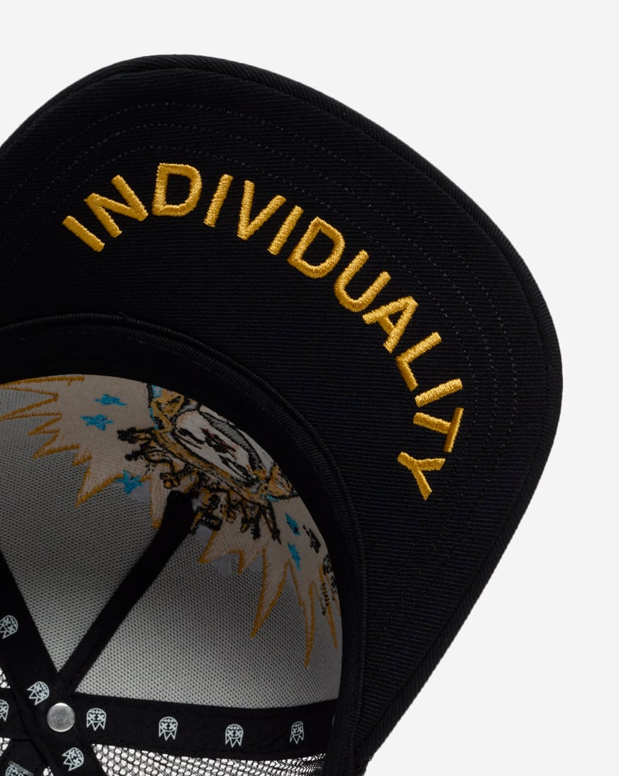 Shop Cult of Individuality Sacred Heart Mesh Back Trucker Hat