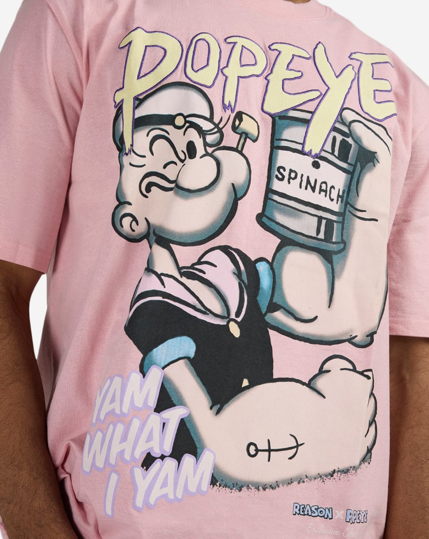 Shop Graphic Tees Popeye Easter Tee POS6TM-202 pink | SNIPES USA