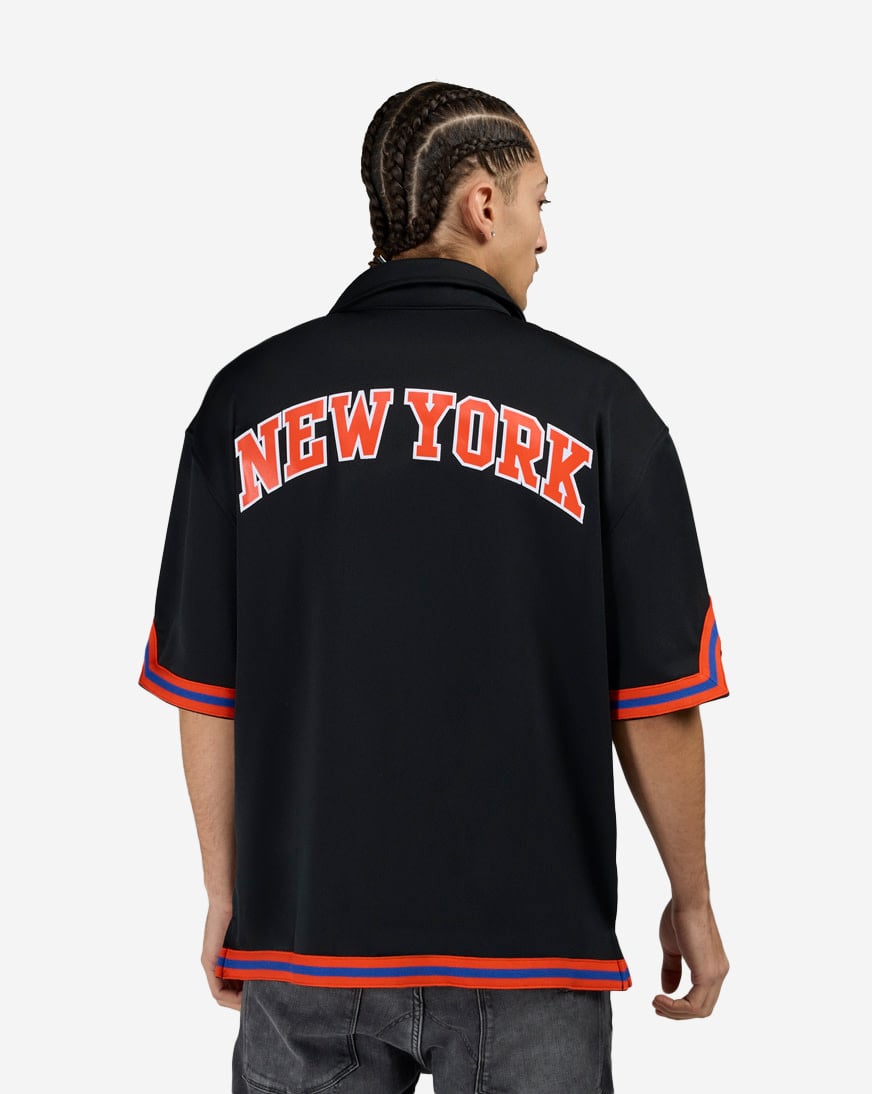 Shop Mitchell Ness Doomsday 2025 Knicks Shooting Shirt TP17163