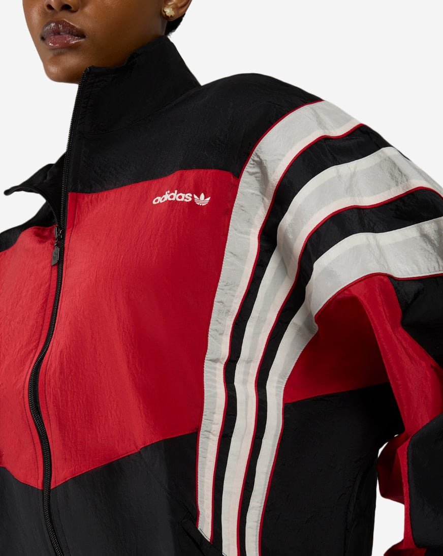 Shop adidas Santiago Woven Track Top KC9134 black | SNIPES USA