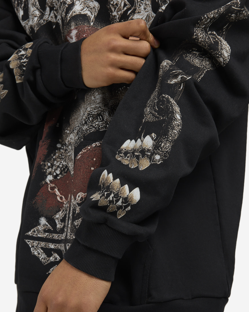 Shop GUAPI Chained Hoodie CHAINED-HOODIE black | SNIPES USA