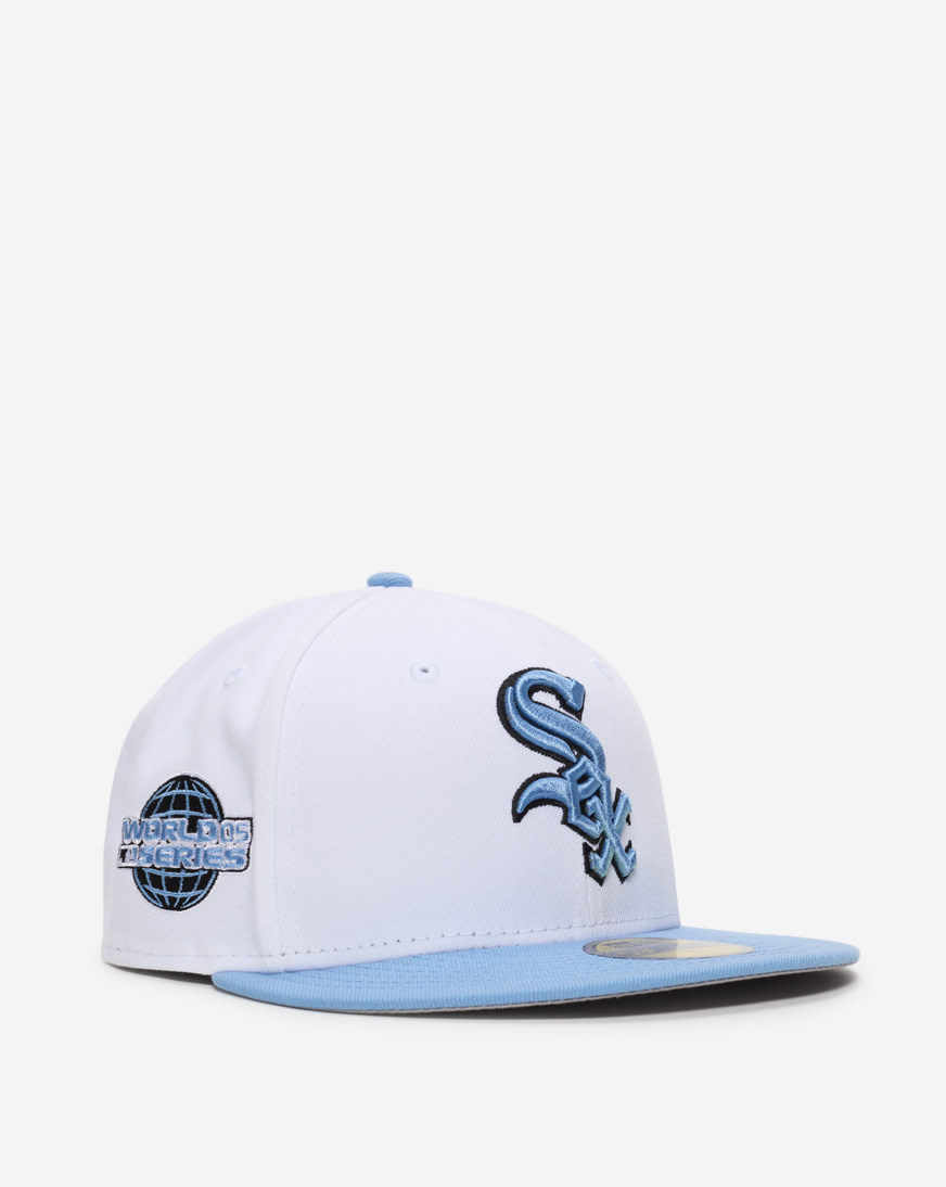 Shop New Era 59Fifty Chicago White Sox Fitted Hat 70906501 white