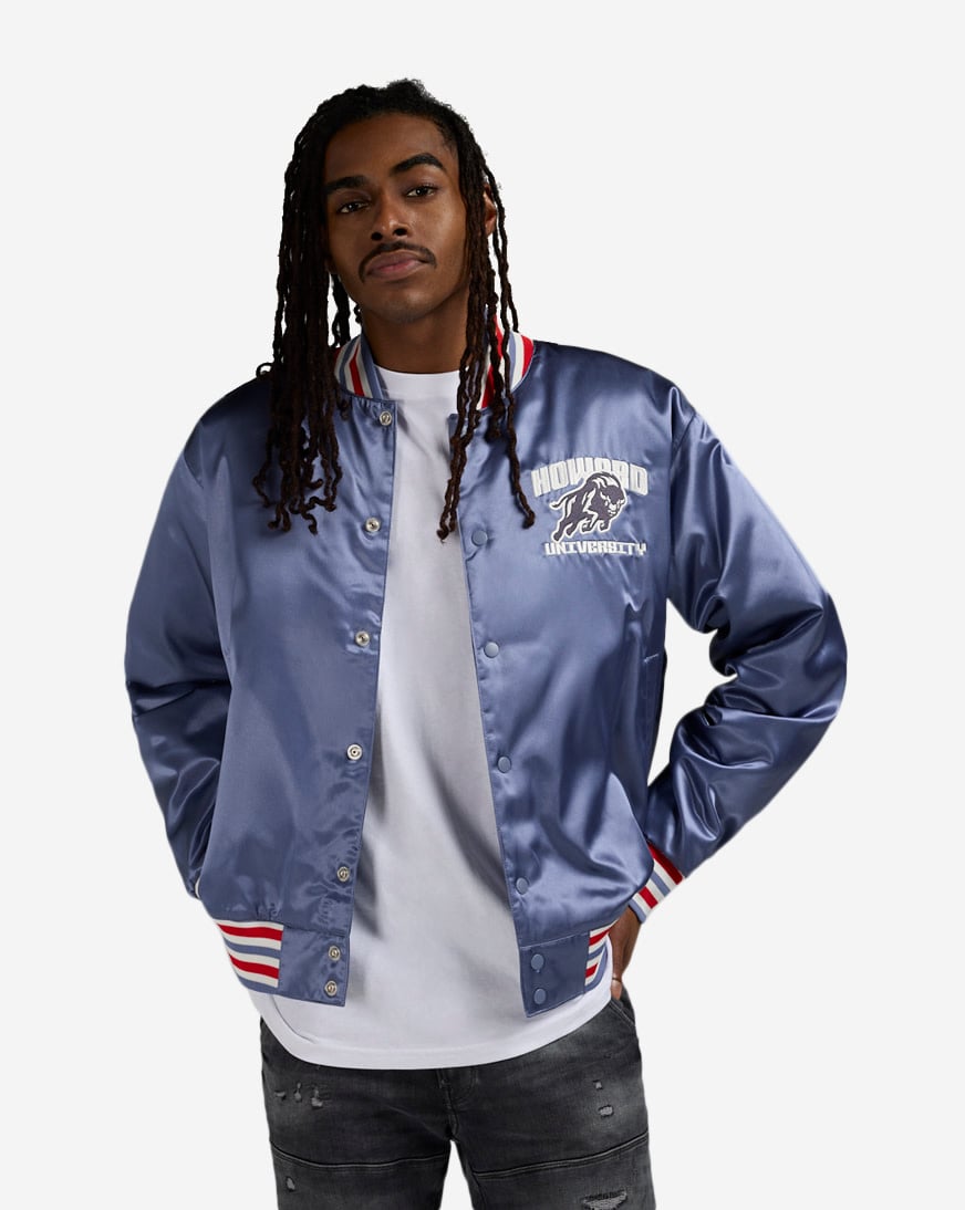 Shop Jordan Jordan MVP x Howard University Varsity Jacket
