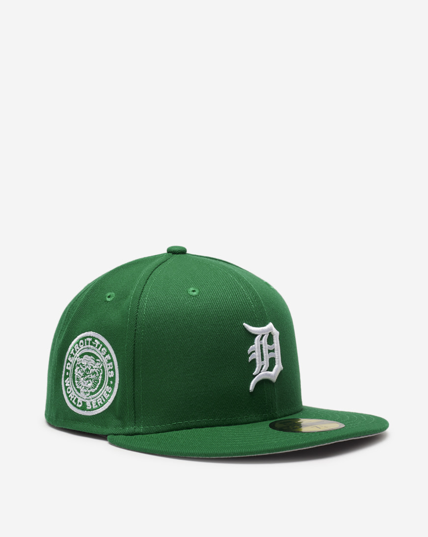 Shop New Era 59Fifty Detroit Tigers Grey Under Fitted Hat