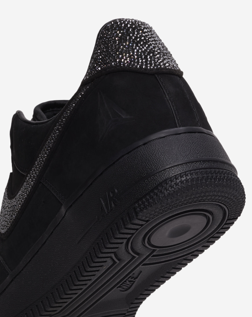Shop Nike Ja Morant x Air Force 1 Low Swarovski® IQ9772-001  display picture 2