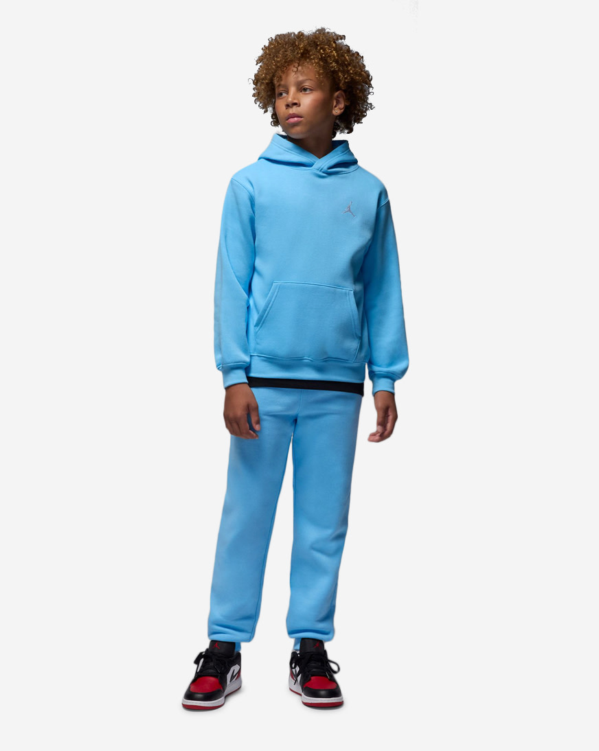 Shop Jordan Big Kids' Brooklyn Fleece Pullover Hoodie 95F116-U9G