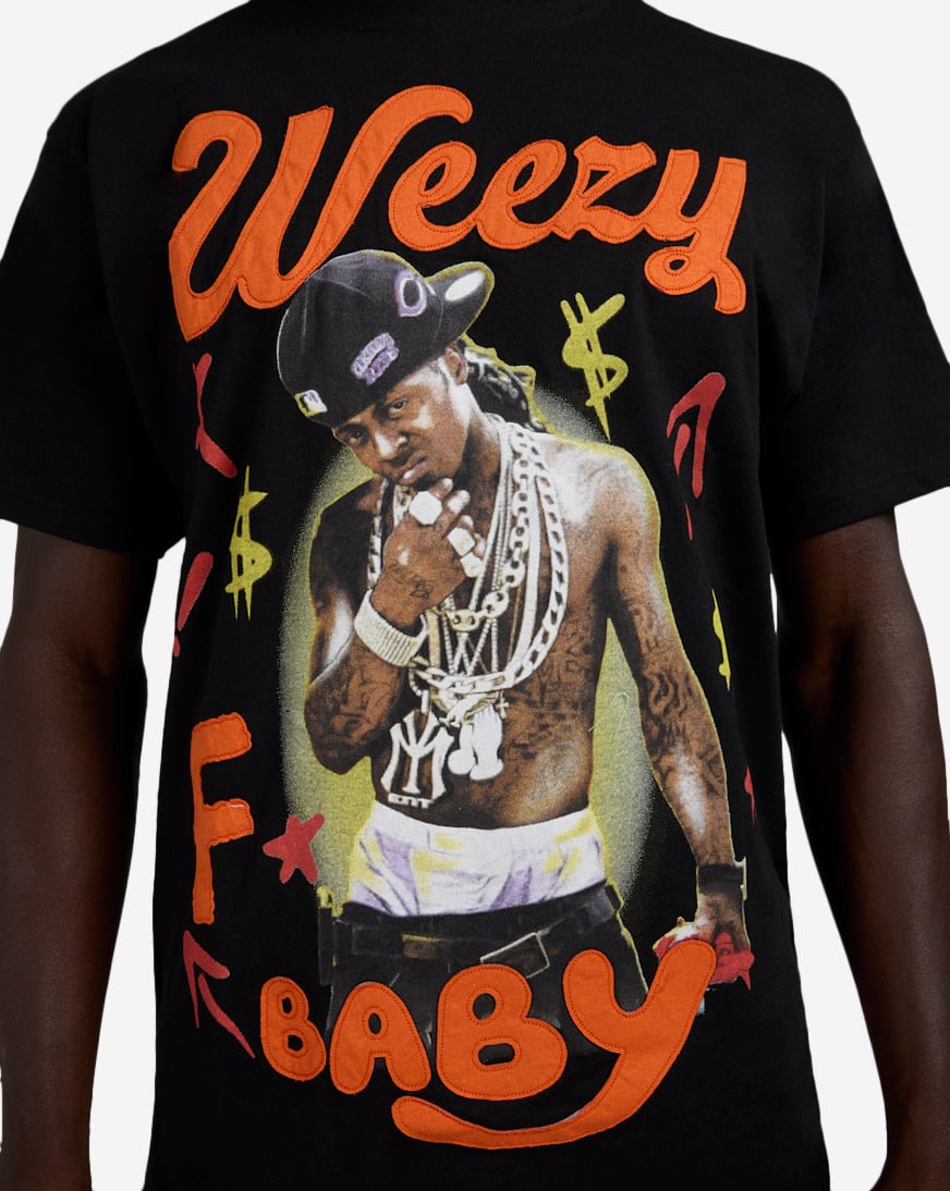 トップス weezy Shop Graphic Tees Weezy Baby Tee RLW-47-001 black | SNIPES USA