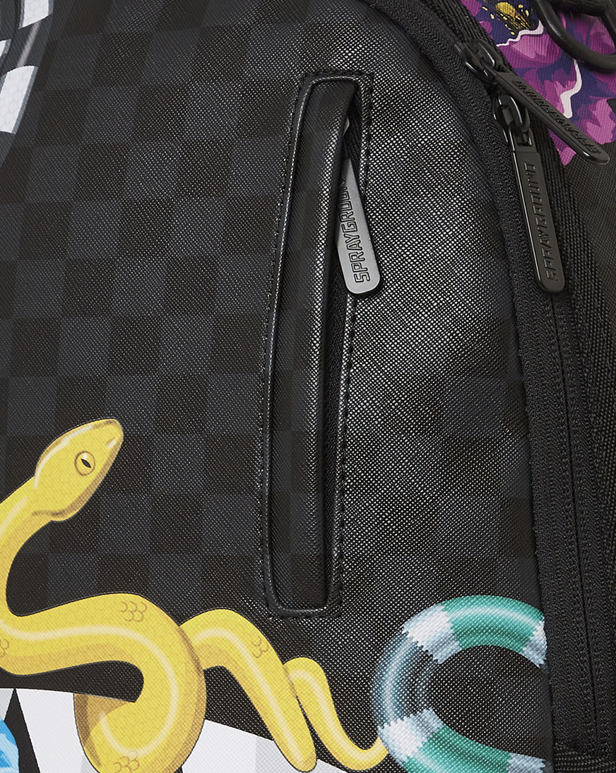 Shop Sprayground Snakes on a Bag Backpack B5818 multi