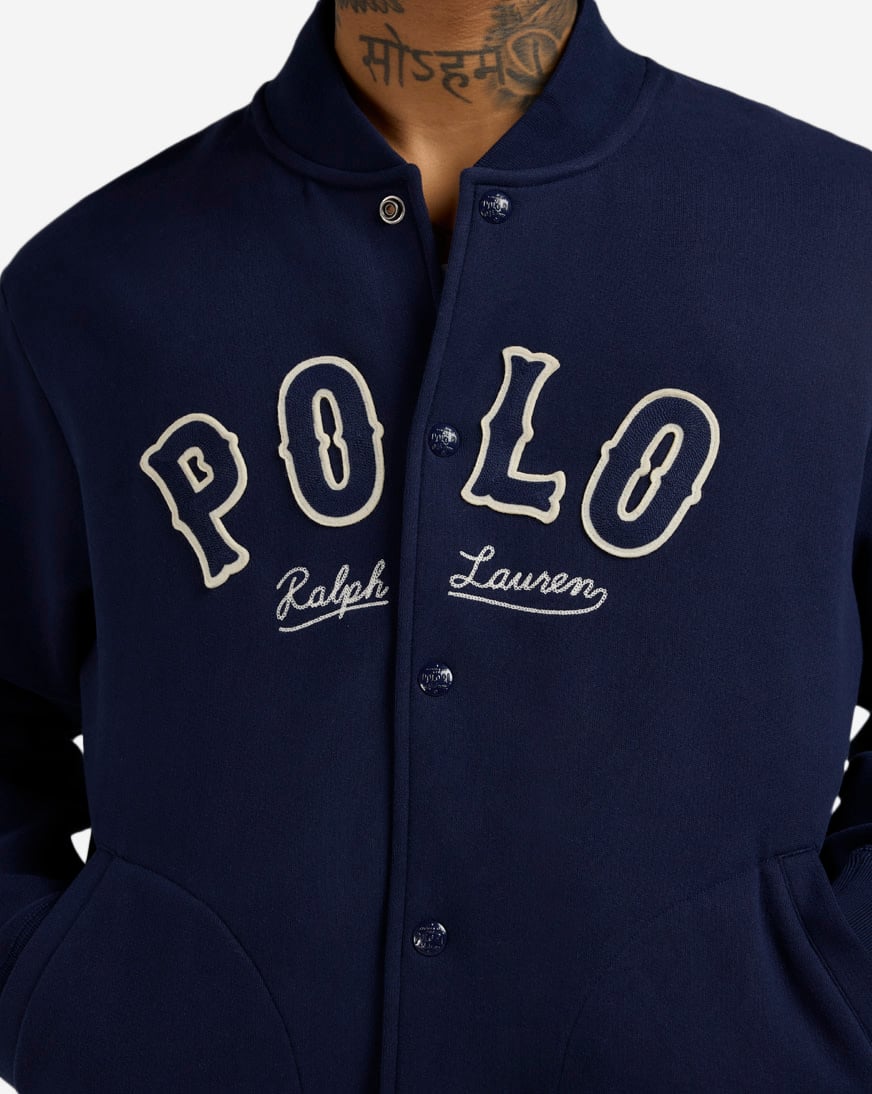 Shop Polo Ralph Lauren The RL Fleece Western-Logo Jacket