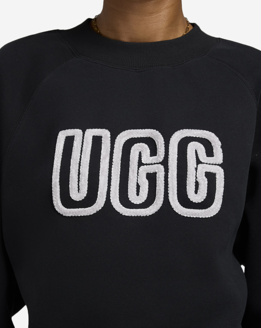 Shop UGG UGG Logo Crewneck 1171477-BLK black | SNIPES USA