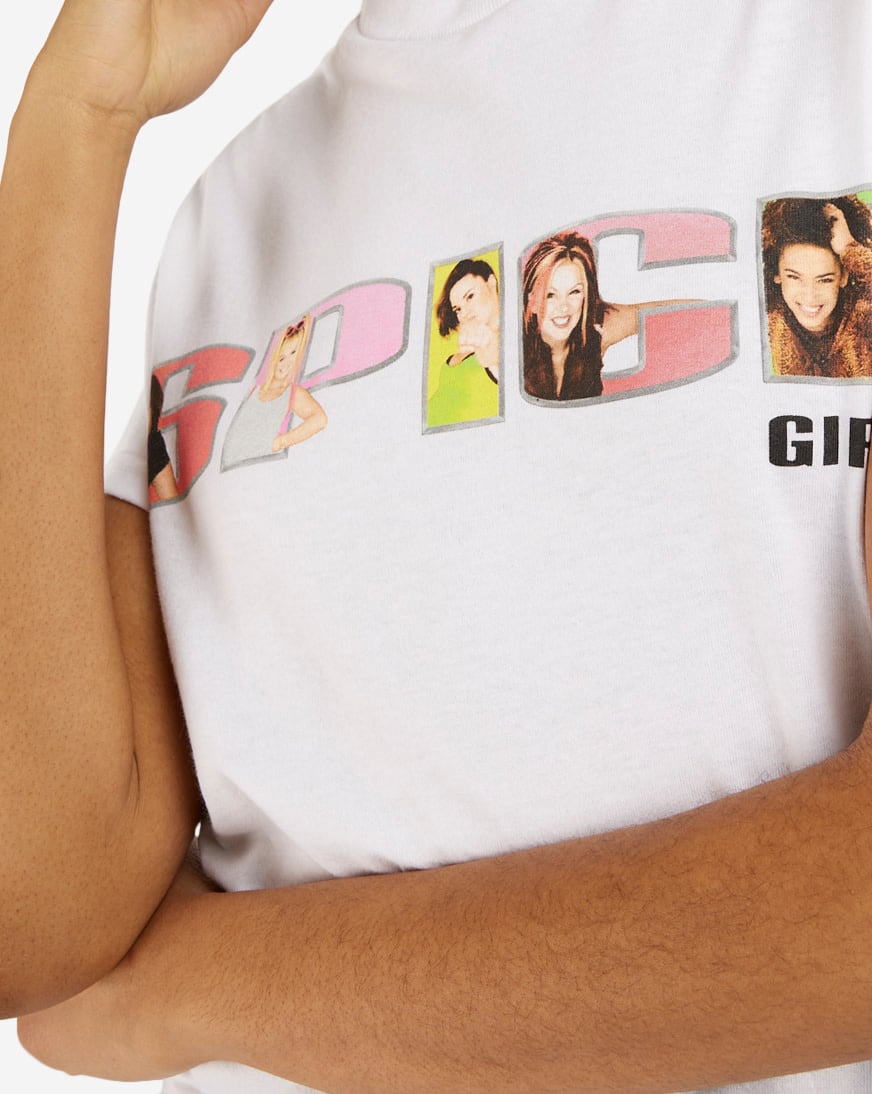 Shop Graphic Tees Spice Girls Logo Tee 20011048 white
