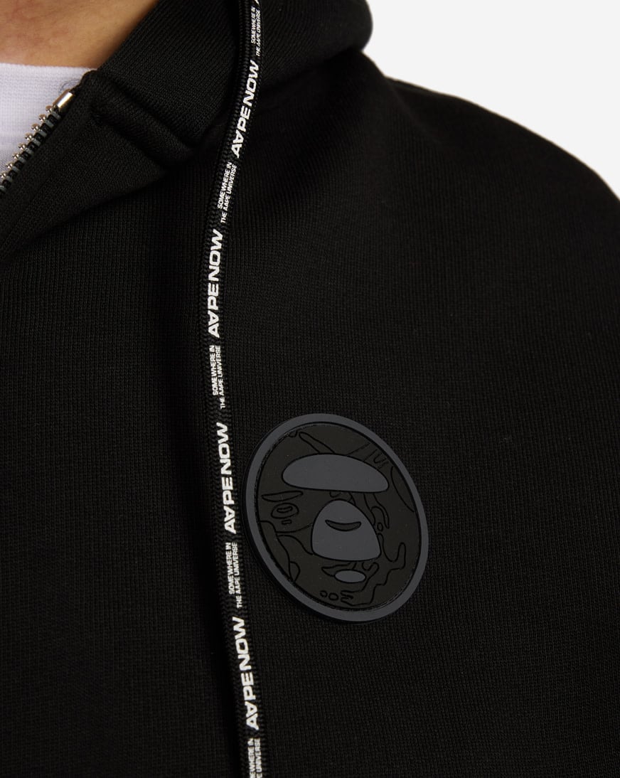AAPE BY A BATHING APE フィッシングジャケット XL 黒 1ST SHARK FULL ZIP HOODIE（パーカー）｜A BATHING APE（ア