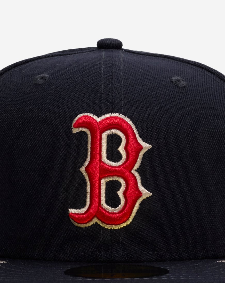 Shop New Era 59Fifty Boston Red Sox Embroidery Wordmark Fitted Hat