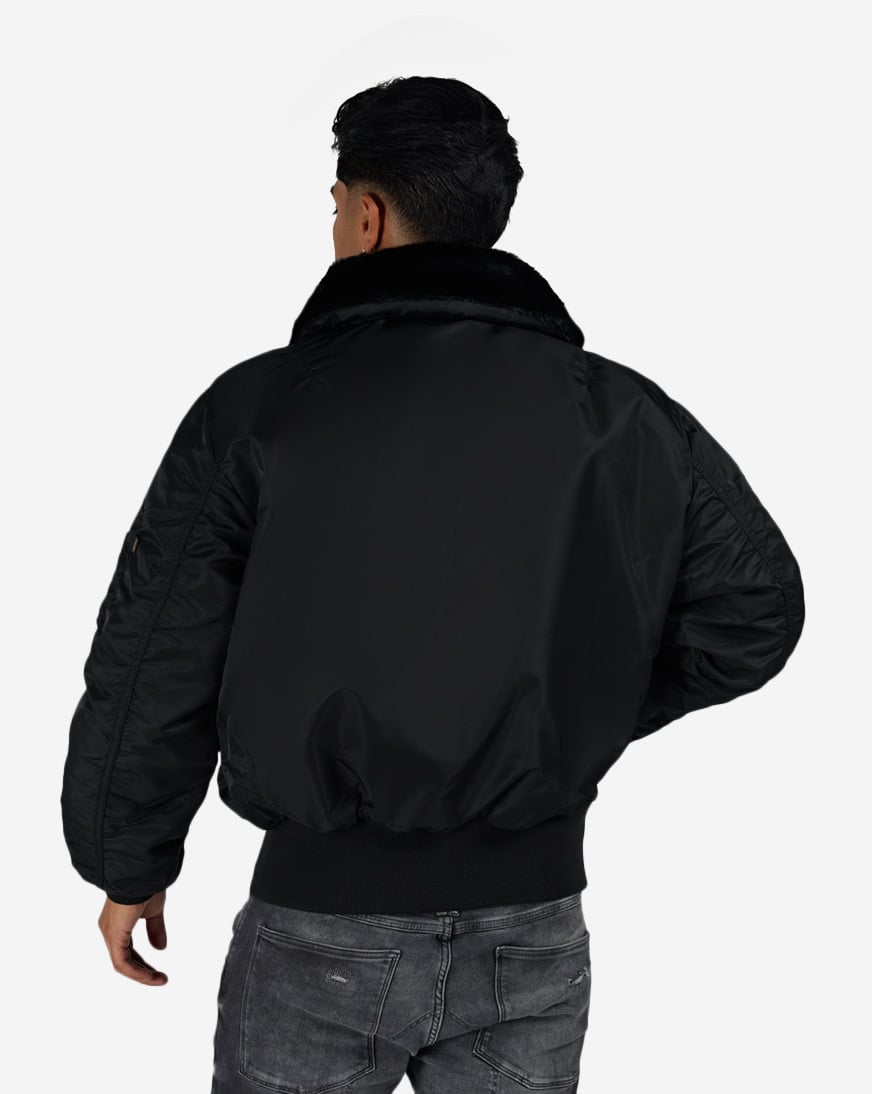 Shop Alpha Industries B-15 Heritage Bomber Jacket MJB23010C1-BLK