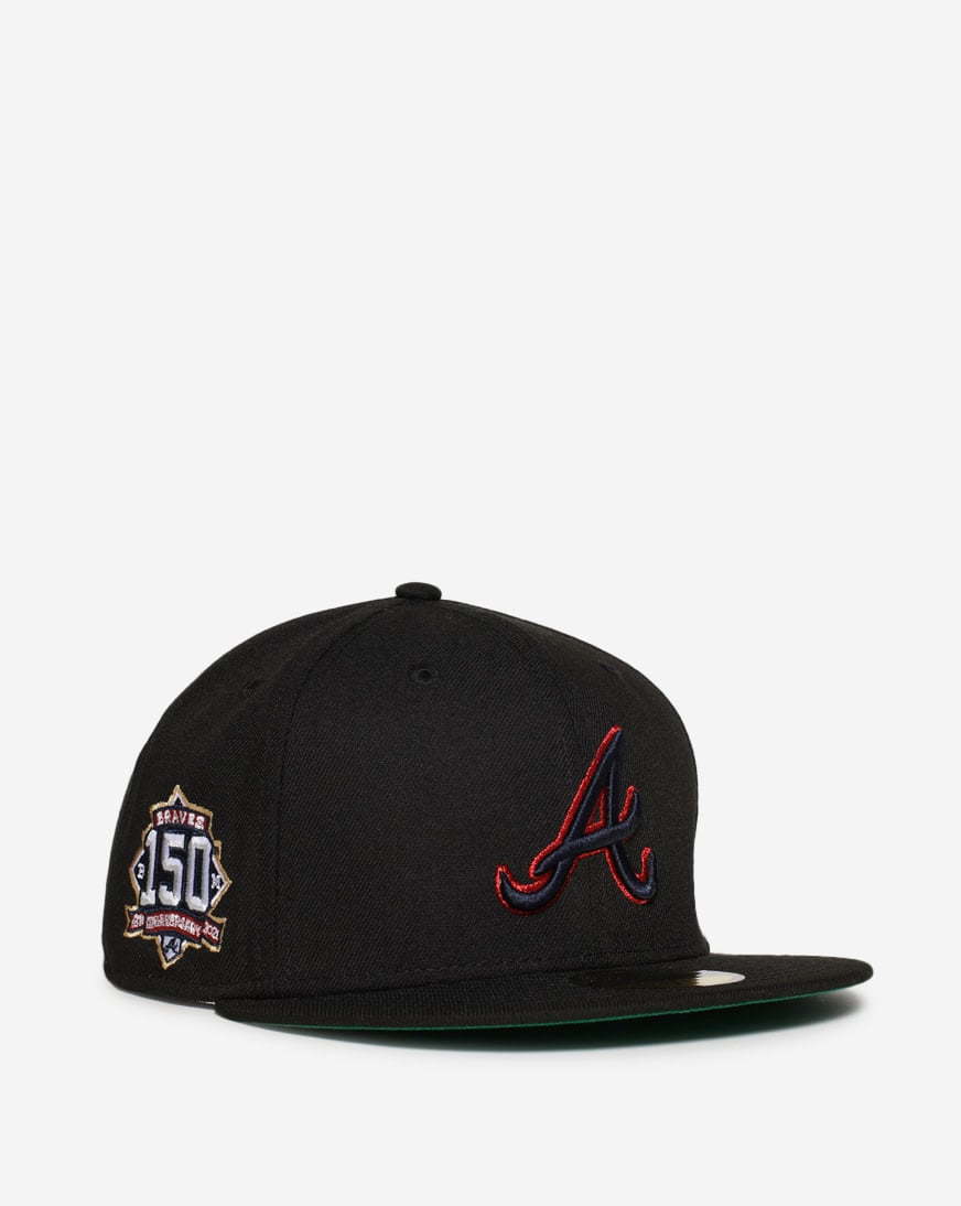 New Era 59Fifty Atlanta Braves Metallic Thread Logo Fitted Hat