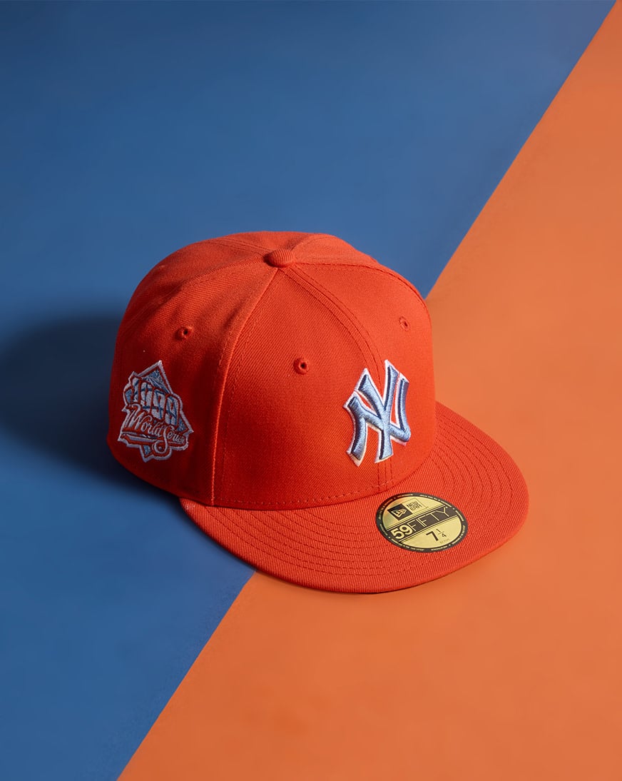 Shop New Era 59Fifty New York Yankees Fitted Hat 71011919 orange