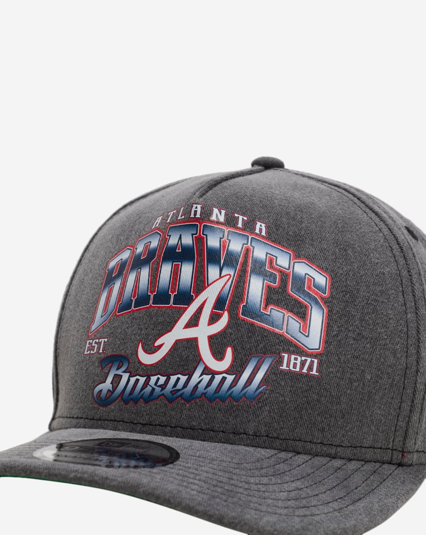 Shop New Era 9Fifty Atlanta Braves Washed A-Frame Snapback Hat