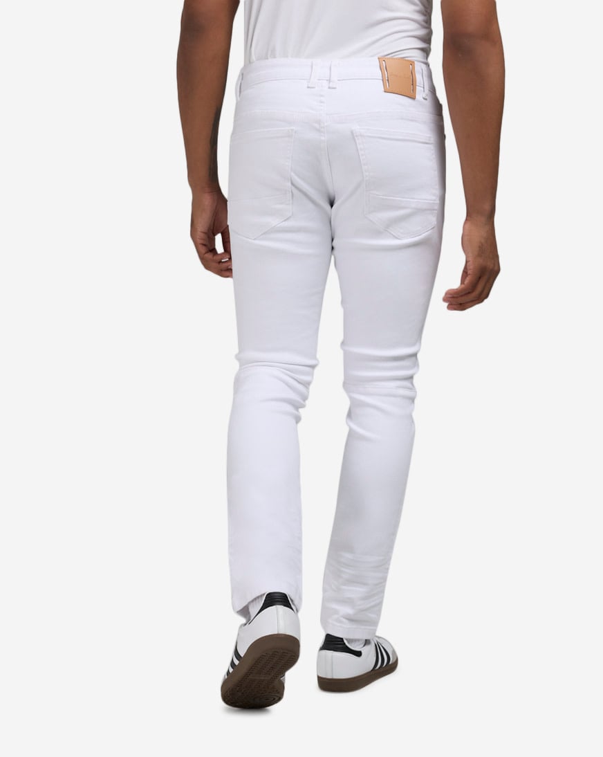 デニム・ジーパン IONSEOUL Vintage Damage Cotton White Denim Pants BU500 デニム・ジーパン IONSEOUL Vintage Damage Cotton White Denim