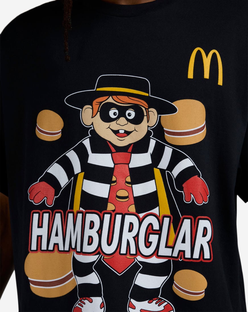 Shop Graphic Tees McDonald's Burglar Tee MCD2481XX black | SNIPES USA