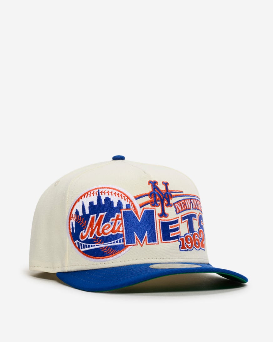 Shop New Era 9Fifty New York Mets Classic A-Frame Snapback Hat