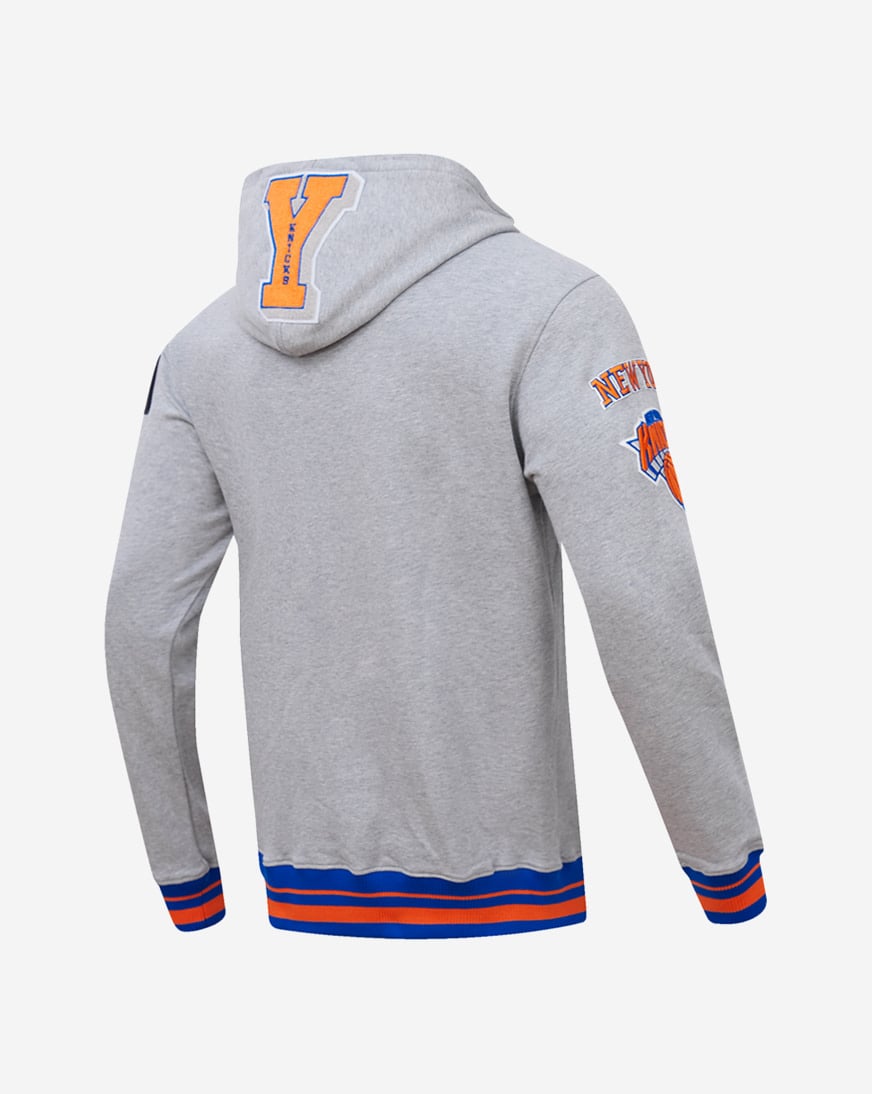 Shop PRO STANDARD New York Knicks Mashup Rib Pullover Hoodie