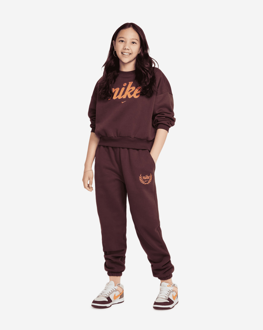 ナイキ Nike Sportswear クラブ Fleece シーズナル Loose Top レディース シャツ トップス Mink Brown/He Nike Sportswear Phoenix Fleece Women's Over-Oversized Crew
