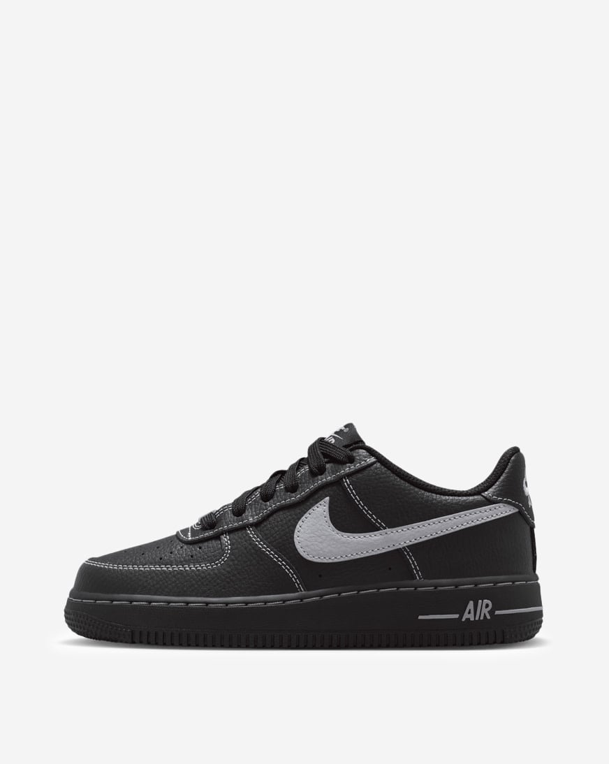 Nike GS Air Force 1 LV8 HV4762-003 23㎝ Shop Nike Big Kids' Air Force 1 LV8 HV4762-003 black | SNIPES USA