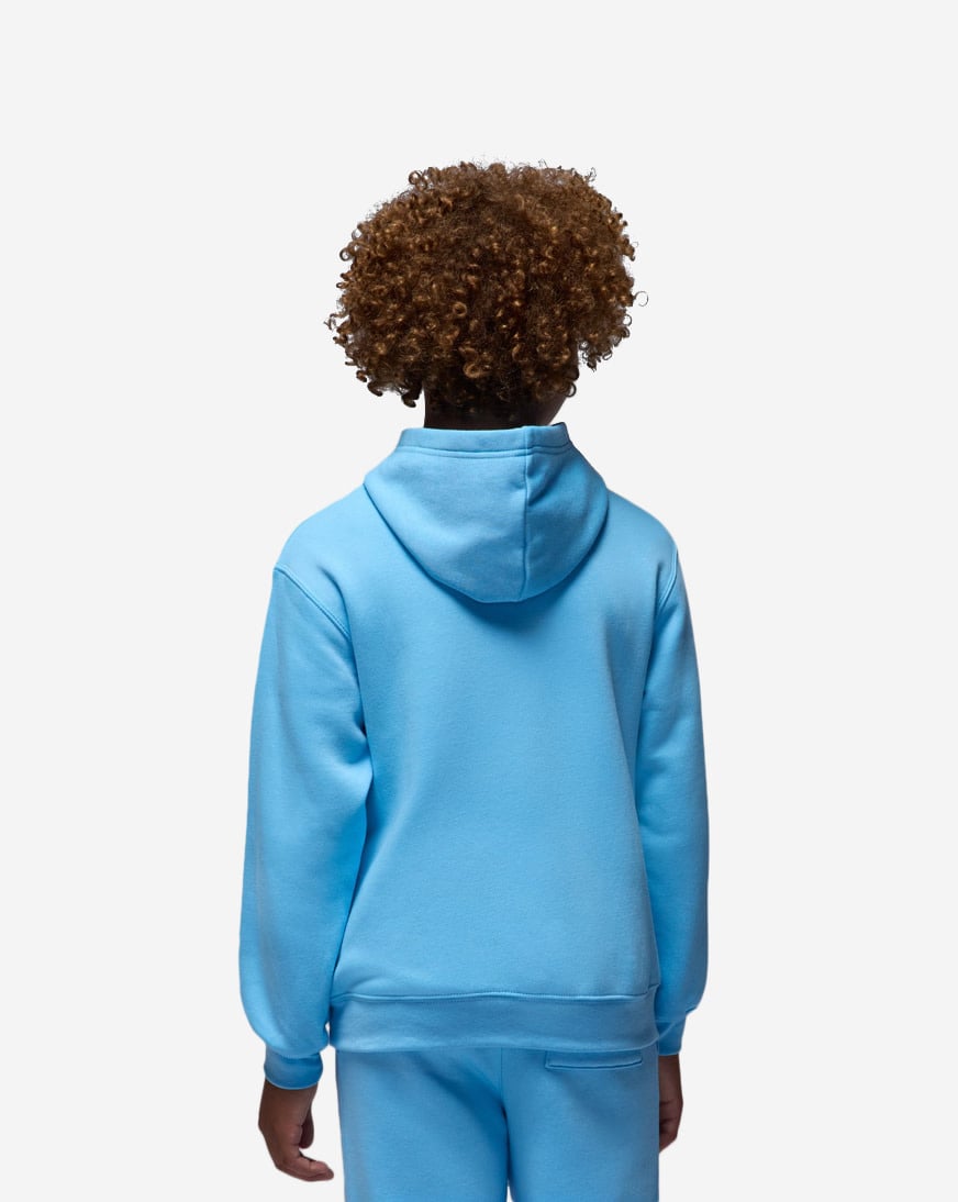 Shop Jordan Big Kids' Brooklyn Fleece Pullover Hoodie 95F116-U9G