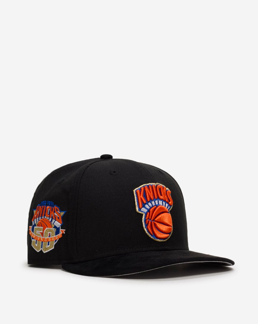 Shop New Era 9Fifty New York Knicks Metallic Snapback Hat 60914259