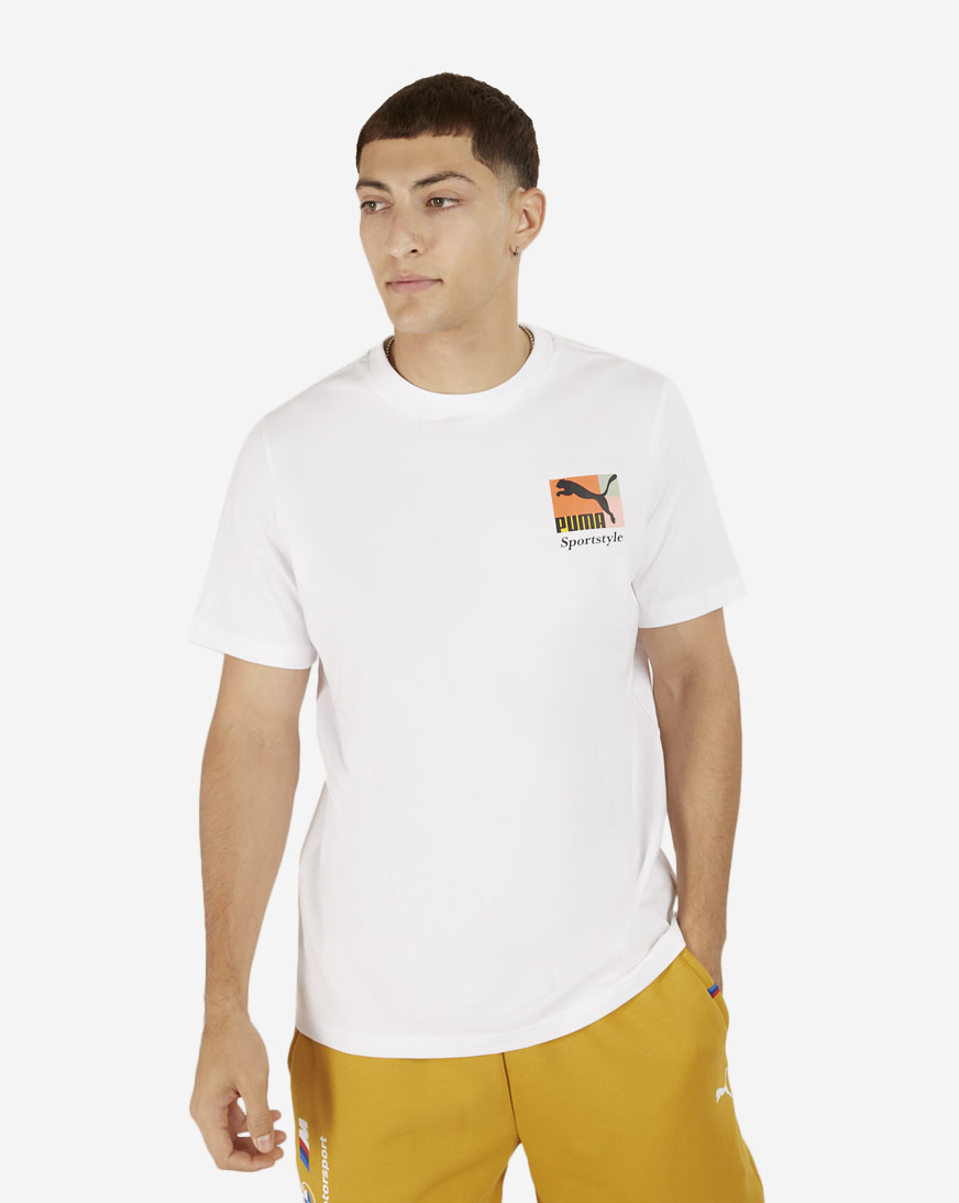 Shop PUMA Classics Brand Love Tee 62133802 white | SNIPES USA