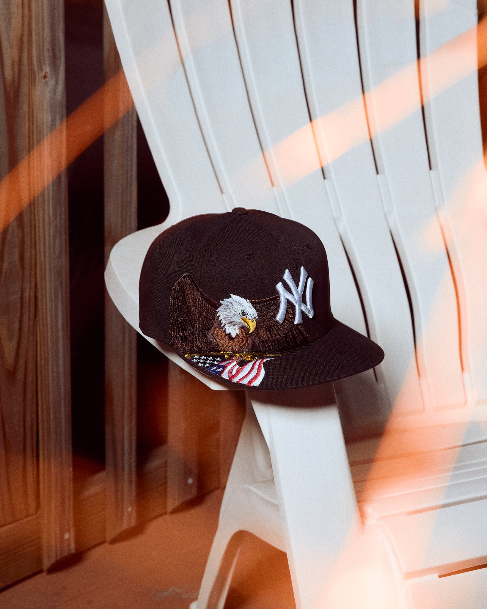 Shop New Era 59Fifty New York Yankees Eagle Fitted Hat 60853685