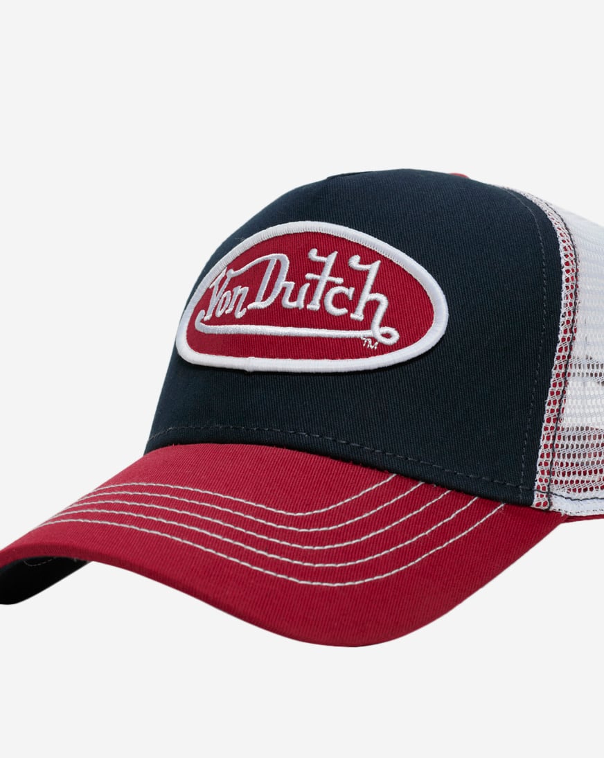 Shop Von Dutch Staple Trucker Hat VDHT205 red | SNIPES USA
