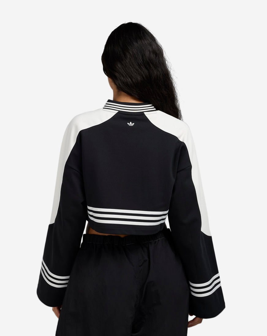 Shop adidas Blocking Crewneck Sweatshirt JW7273 black