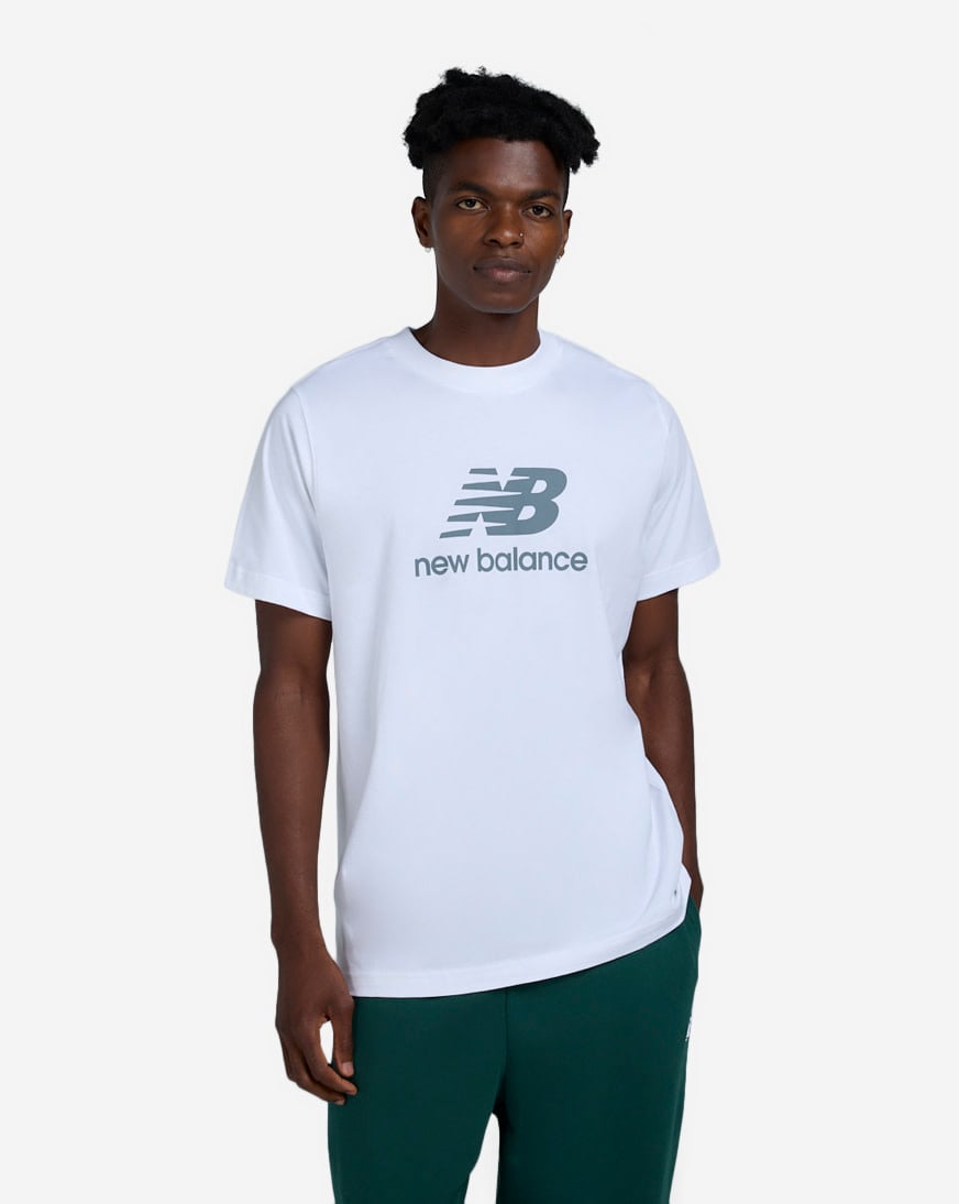Shop New Balance Sport Essentials Logo T-Shirt MT41502-WT
