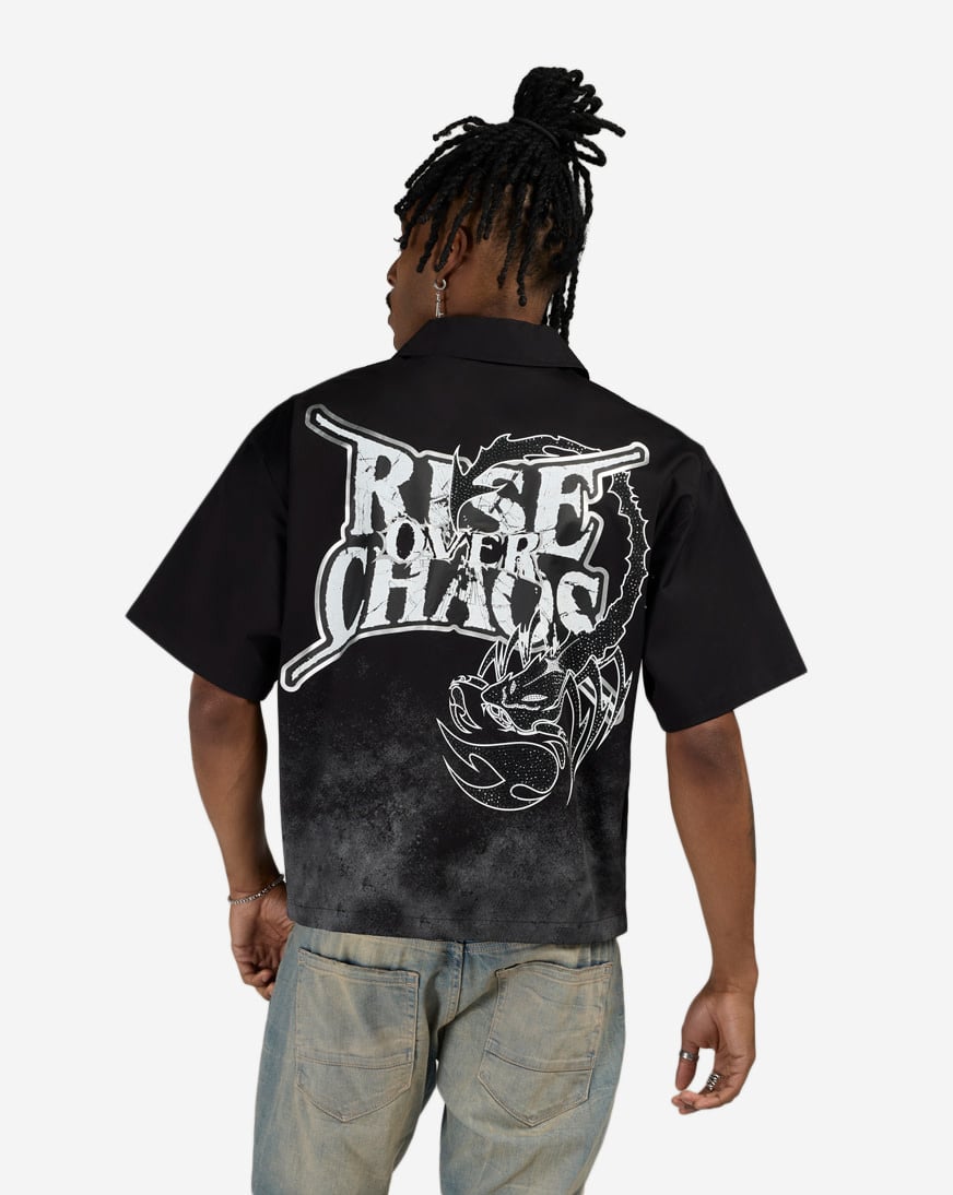 Chaos セルロットジャケット 2025SS Shop Smoke Rise Rise Over Chaos Woven Shirt WH26S429SN-BLK black