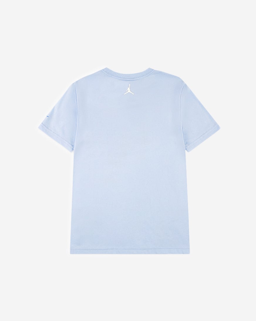 Shop Jordan Big Kids' Brand Crew T-Shirt 95D625-U3C blue