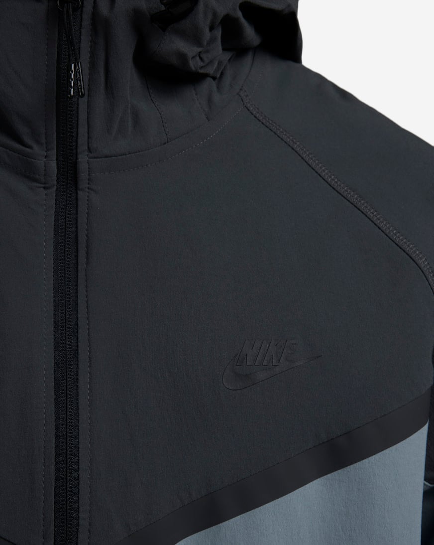 Shop Nike Tech Woven Full-Zip Jacket HM7151-065 grey | SNIPES USA