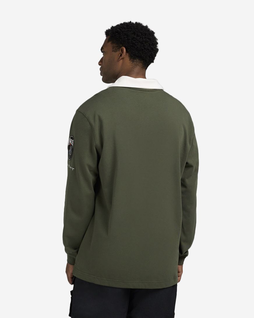Shop Jordan Essentials Long-Sleeve Rugby Top HF9323-325
