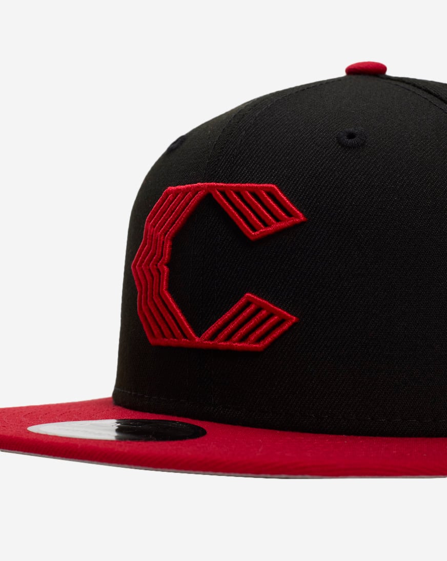 Shop New Era 9Fifty Cincinnati Reds Evergreen Snapback Hat