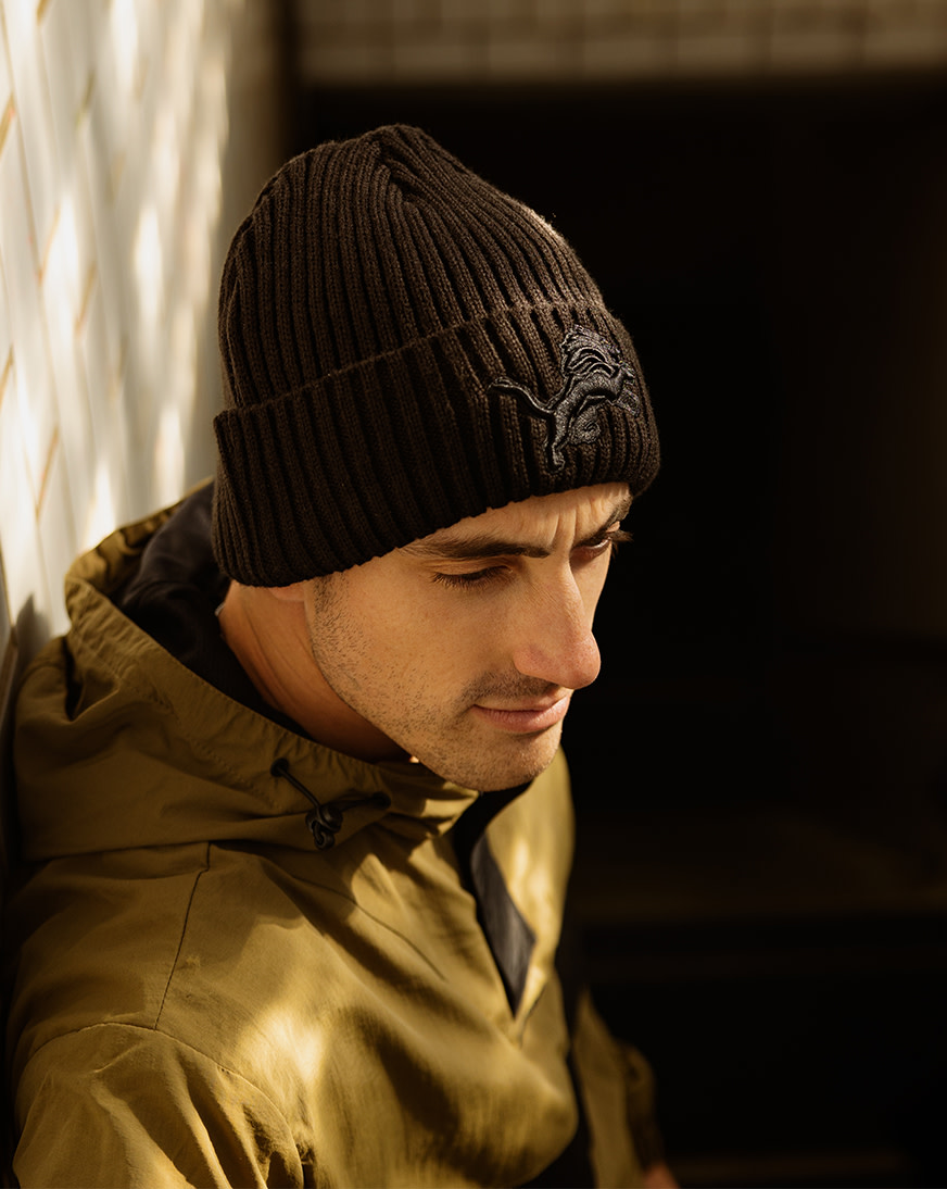 Shop New Era Detroit Lions Core Classic Knit Beanie 60338217 black
