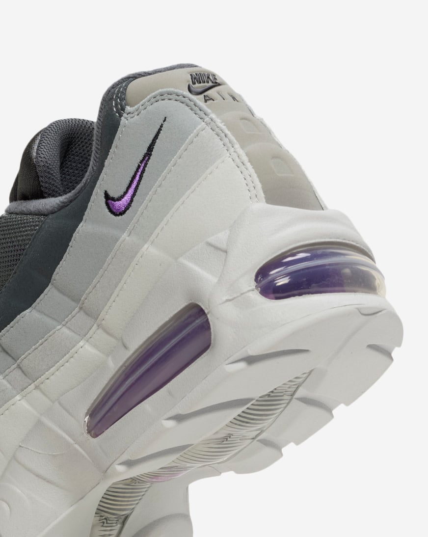 Nike Air Max 95 BIG BUBBLE グレー/ホワイト/パープル Shop Nike Air Max 95 Big Bubble 