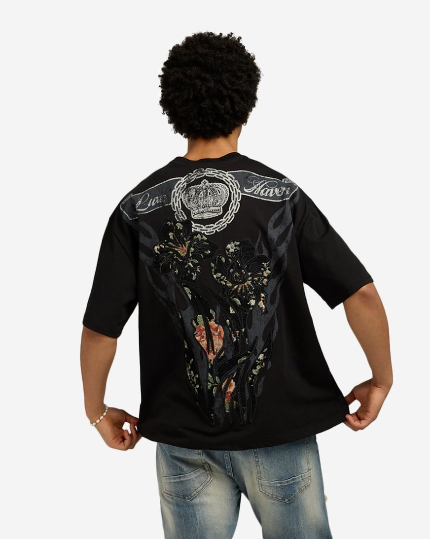 Shop Smoke Rise Tapestry Fashion Tee KT25166SN-BLK black | SNIPES USA