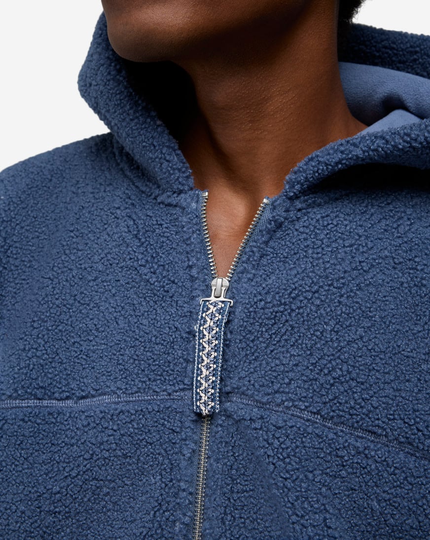 Shop UGG UGGbraid Full Zip Hoodie 1171491-DWV blue | SNIPES USA