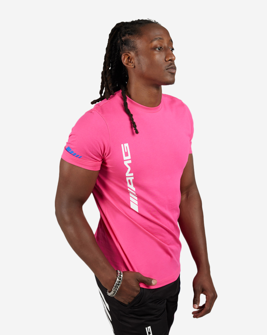 Shop PUMA MAPF1 Essential Logo Tee 62027312 pink | SNIPES USA 