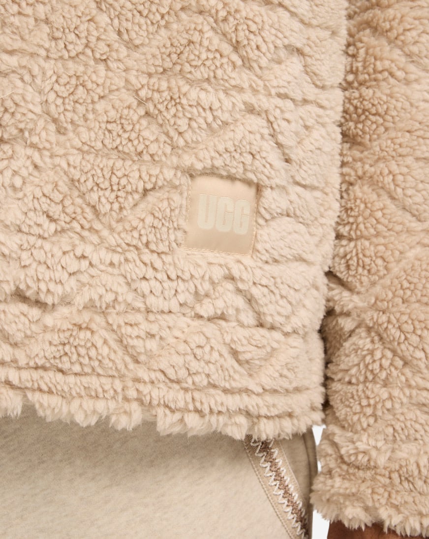 UGGシリコンパッチ ボアベスト ジップアップ 21AW-UGJK02 ベージュ Shop UGG Uggfluff Janson Jacket 1160890-PYG brown | SNIPES USA