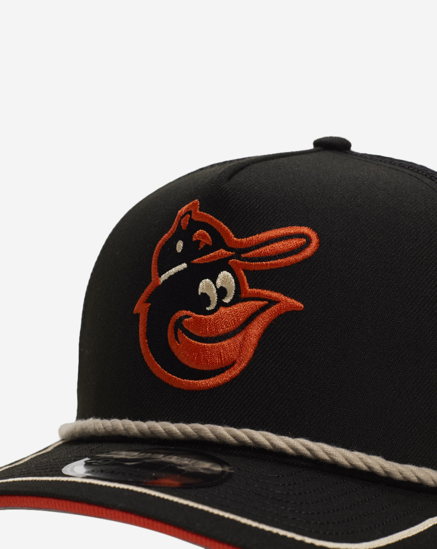 Shop New Era 9Fifty Baltimore Orioles Rope A-Frame Snapback