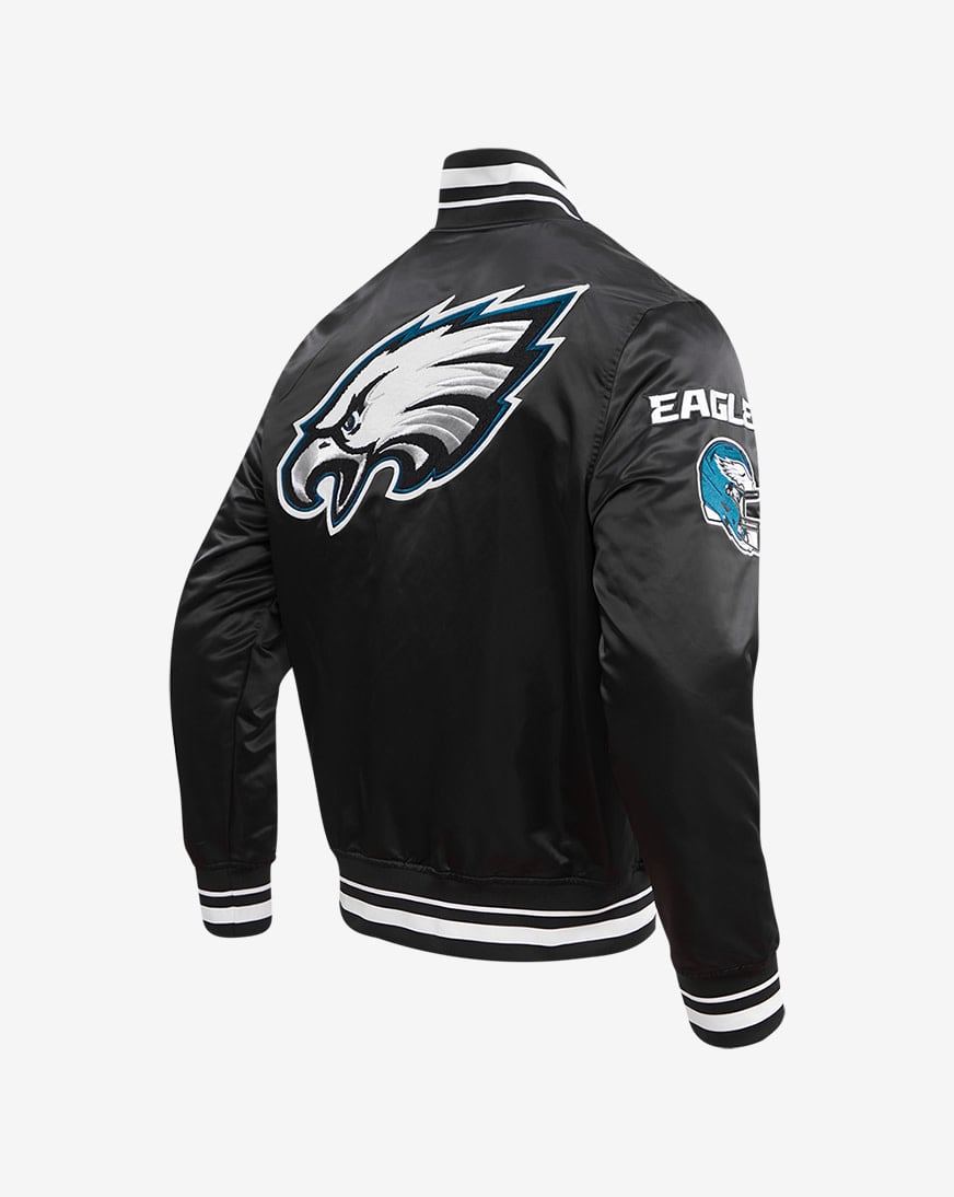 Shop PRO STANDARD Philadelphia Eagles Mash Up Rib Satin Jacket