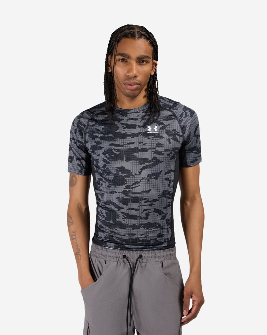 Shop Under Armour HeatGear Printed Top 6009657-001 black | SNIPES USA